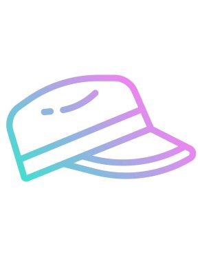 kapsül çizgisi vektör simgesi. 