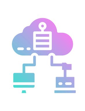 ağ simgesi, vektör illüstrasyonu