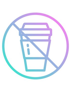 Plastik atık kavramının vektör illüstrasyonu, plastik ürün simgesi