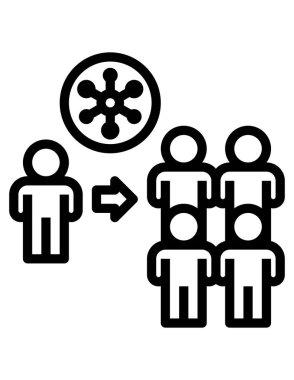 Takım çalışması ve iş ikonu. vektör illüstrasyonu