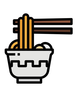 Beyaz arka planda saman simgesi olan sepet. vektör illüstrasyonu