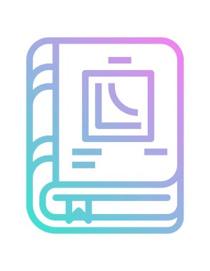 bilgi düz simgesi, vektör illüstrasyonu