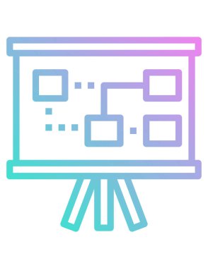 sunum tahtası, vektör simgesi