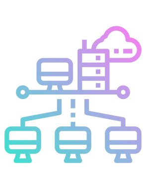 ağ simgesi, vektör illüstrasyonu