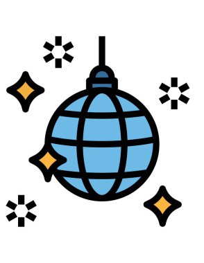 Noel topu vektör simgesi