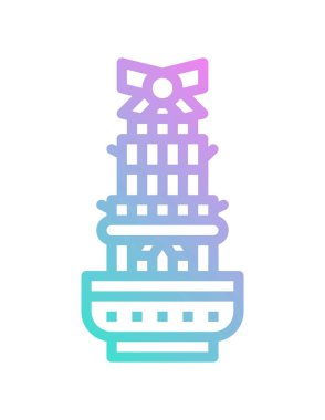 Botanik simgenin vektör illüstrasyonu