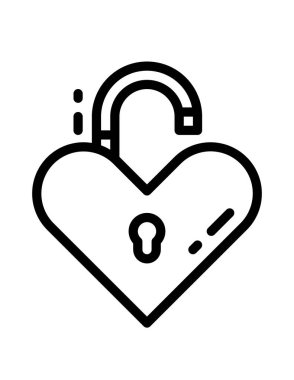 kalp çizgisi vektör simgesi