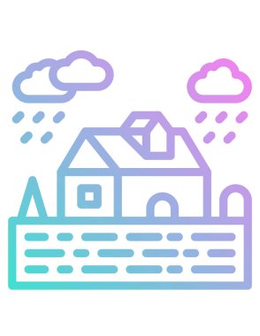 Yapı simgesinin vektör illüstrasyonu