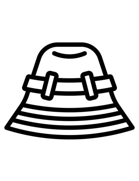 Panama Hat Vector Icon — Stock Vector