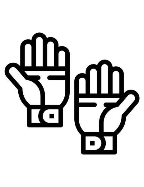 Handgesten Symbol Vektorillustration — Stockvektor