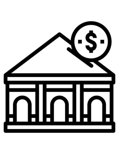 Ikona Koncepcji Pieniądza Ilustracja Wektora — Wektor stockowy