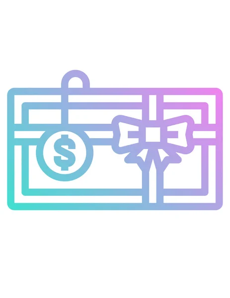 Ikona Vektoru Dolaru Měny Styl Plochý Symbol Růžová Barva Zaoblené — Stockový vektor