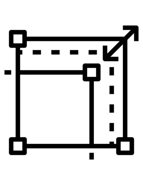 Vektorová Ilustrace Ikony Čáry Seo — Stockový vektor