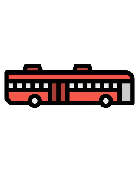 Tren Icono Vector Ilustración — Vector de stock