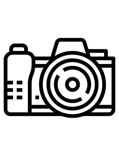 Camera Icon Vector Illustration — Stock Vector