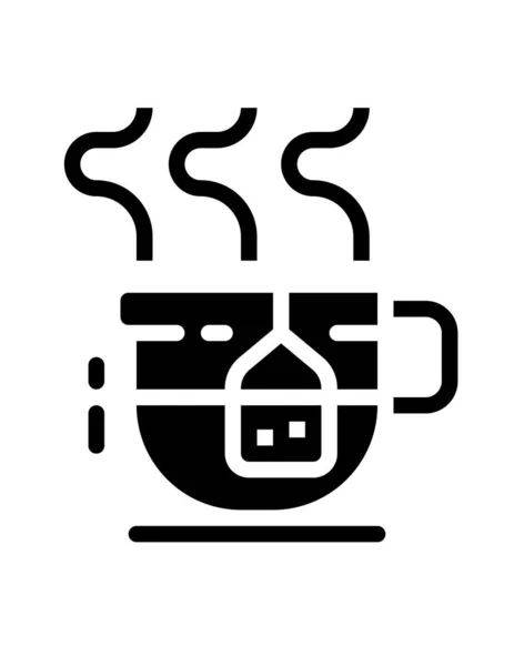 Taza Vector Icono — Vector de stock