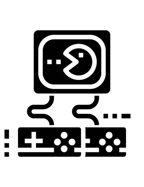 joystick simgesi vektör illüstrasyonu 