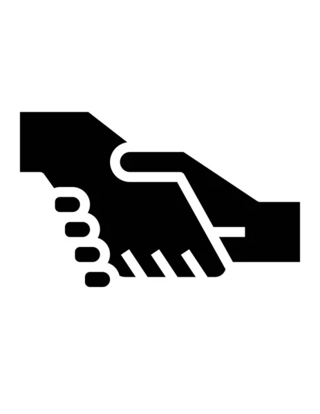 Partner Hands Vector Illustratie — Stockvector
