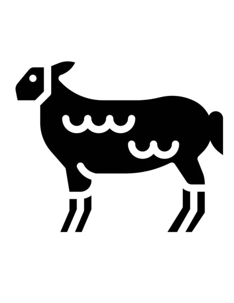 Vector Illustration Sheep — Stock Vector