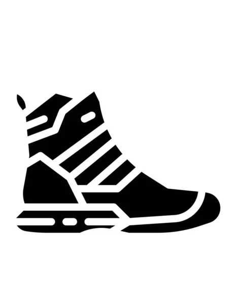 Boot Vector Line Icon — Stock Vector