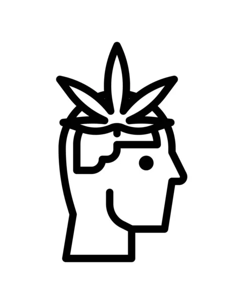 Cannabis Symbol Vektorillustration — Stockvektor