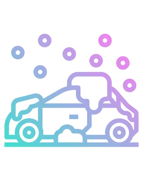 Auto Pictogram Vector Illustratie — Stockvector