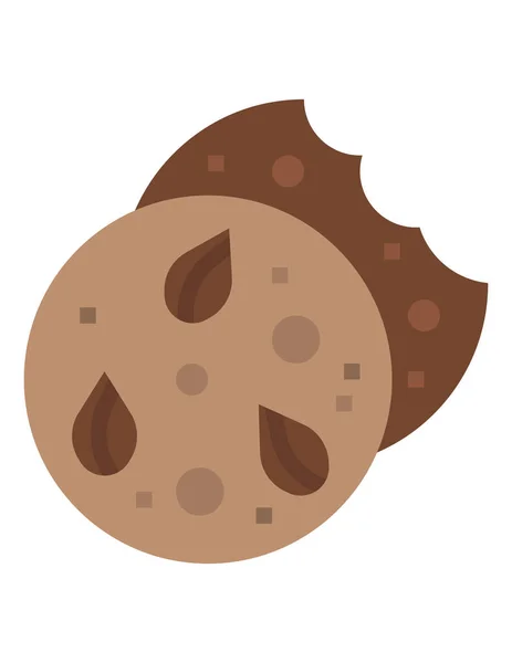 Vektor Illustration Des Schokoladen Symbols — Stockvektor