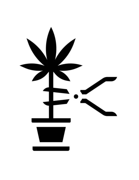 Doz Marihuana Vektör Çizimi — Stok Vektör