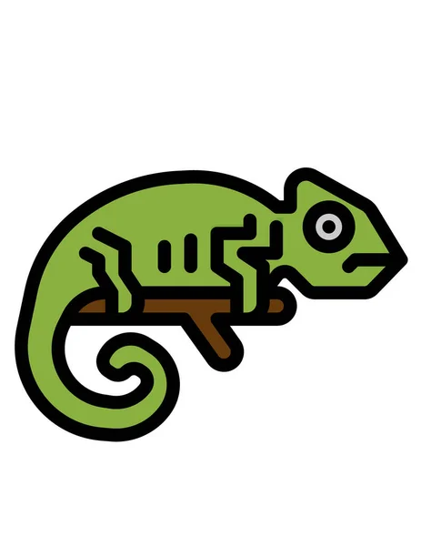 Vector Serpiente Dibujos Animados Sobre Fondo Blanco — Archivo Imágenes Vectoriales