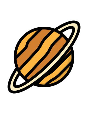 Uzay gemisi simgesi. vektör illüstrasyonu