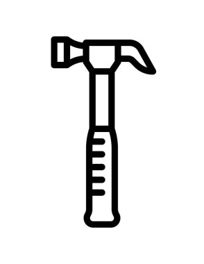 Bir çekiç aracının vektör illüstrasyonu