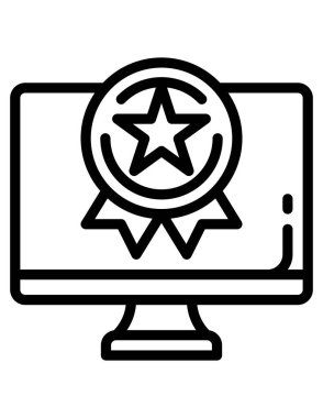 bilgisayar simgesi, vektör illüstrasyonu 