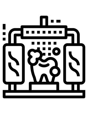 seo satır vektör simgesi