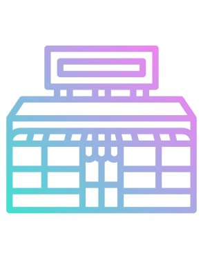 Banka oluşturma vektör simgesi