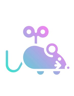 Fare simgesi, vektör illüstrasyonu 