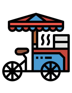 fast food vektör simgesi