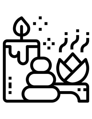 restoran ve bilim hattı vektör simgesi.