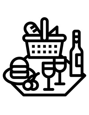 gıda kavramı, vektör illüstrasyonu