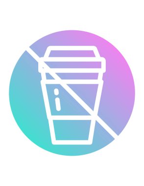 Plastik atık kavramının vektör illüstrasyonu, plastik ürün simgesi