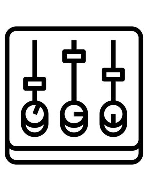 Simge müziğinin vektör illüstrasyonu
