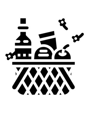 gıda kavramı, vektör illüstrasyonu