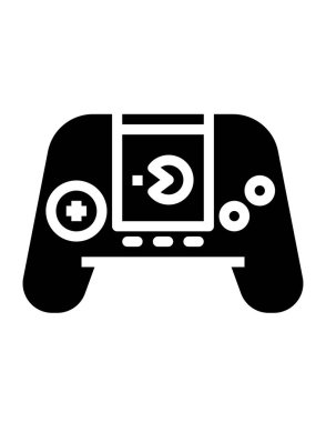 joystick simgesi vektör illüstrasyonu 