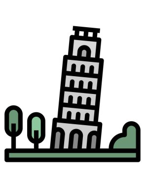 Ünlü kilise ikonunun vektör illüstrasyonu