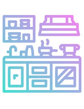 seo modern simgesinin vektör illüstrasyonu