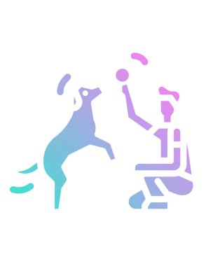 Boğa şeklinde bir köpeğin vektör çizimi