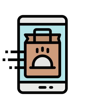 Alışveriş ve ticaret vektör simgesi