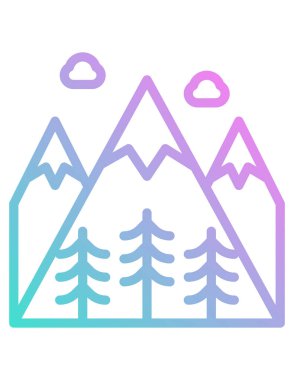 Bir çiçeğin vektör illüstrasyonu 