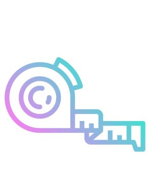 Çekiç aracı vektör simgesi. biçim iki renkli düz semboldür, sarı ve beyaz renkli, yuvarlak açılı,