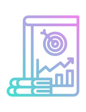 öğrenme konsepti simgesi, vektör illüstrasyonu