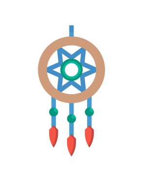 Bir düş kapanı ve bir korsanın vektör çizimi